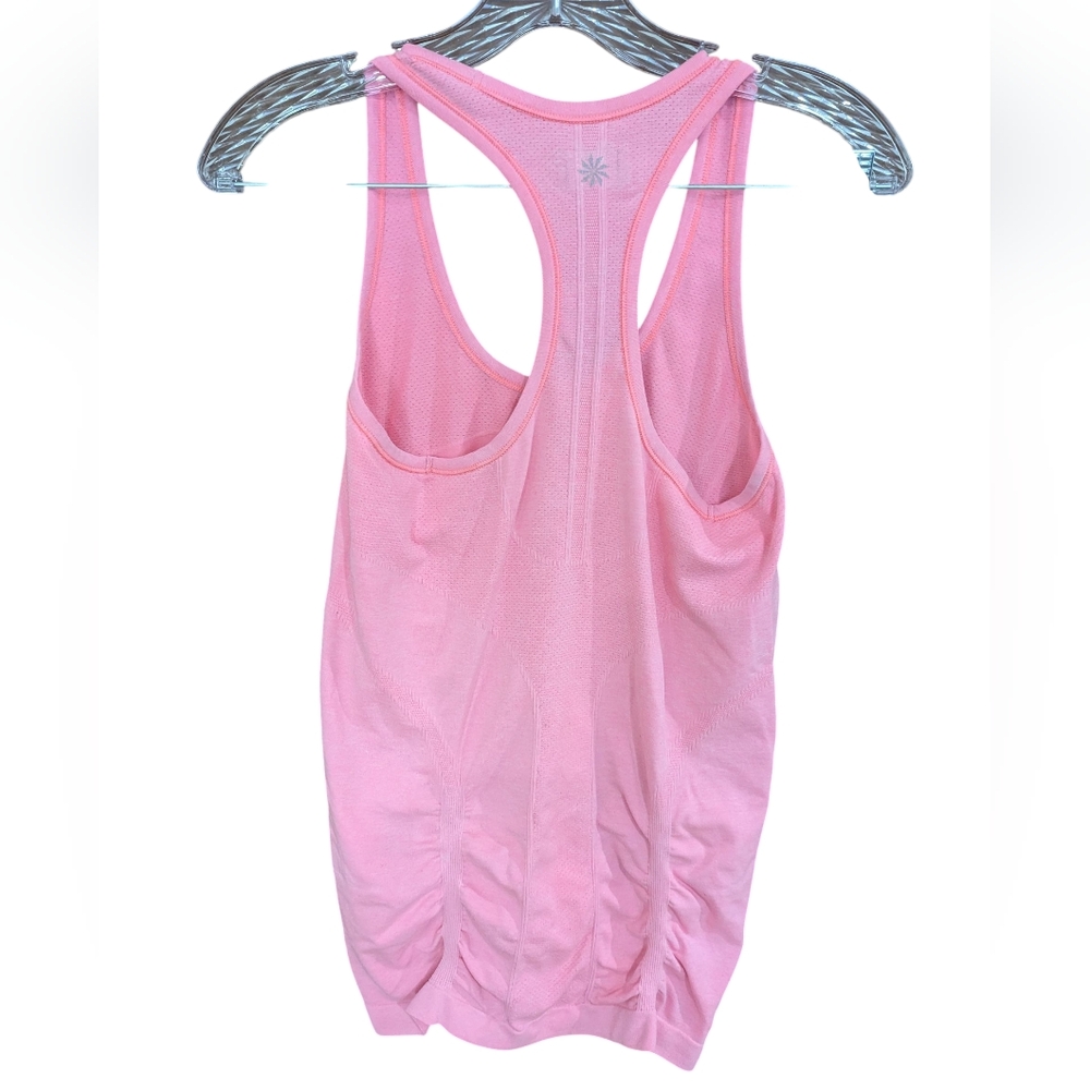 Athleta Bright Pink Fastest Track Stretch Tank Top Size Small - Picture 3 of 7